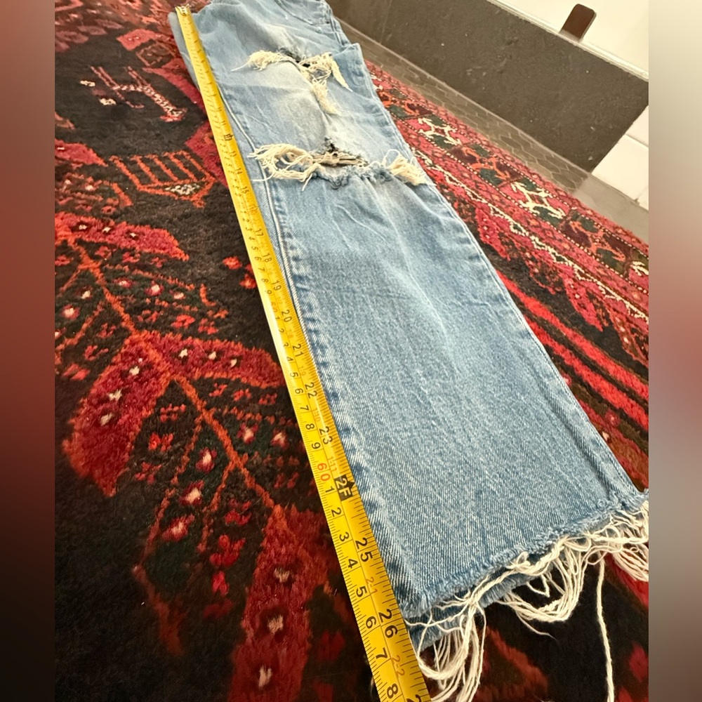 Abercrombie & Fitch Mid Rise Boyfriend Jeans straight leg - Picture 4 of 4